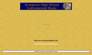 Evergreenhsmusic.net thumbnail