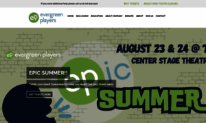 Evergreenplayers.org thumbnail