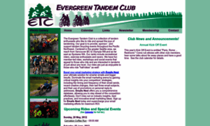 Evergreentandemclub.org thumbnail