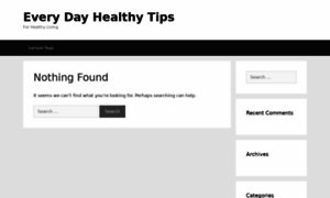 Everydayhealthytips.com thumbnail