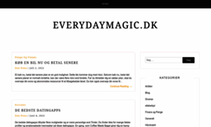 Everydaymagic.dk thumbnail