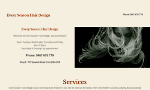 Everyseasonhairdesign.com.au thumbnail