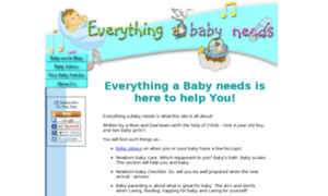 Everything-a-baby-needs.com thumbnail