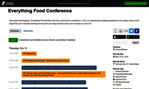 Everythingfoodconference2016.sched.org thumbnail