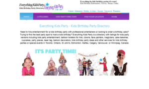 Everythingkidsparty.com thumbnail