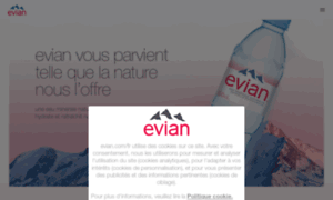 Evian.be thumbnail