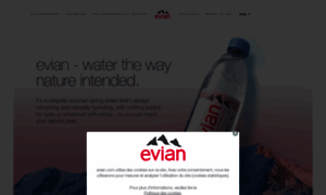 Evian.com thumbnail