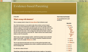 Evidence-based-parenting.blogspot.com thumbnail