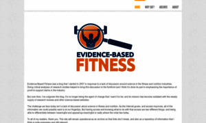 Evidencebasedfitness.net thumbnail