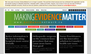 Evidencenetwork.ca thumbnail