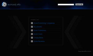 Evinced.info thumbnail
