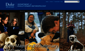 Evolutionaryanthropology.duke.edu thumbnail