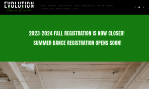 Evolutiondancecenter.com thumbnail