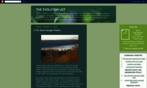 Evolutionlist.blogspot.com thumbnail
