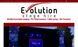 Evolutionstagehire.co.uk thumbnail