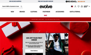 Evolvemenswear.com thumbnail