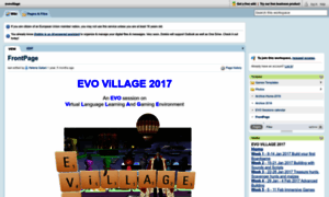 Evovillage.pbworks.com thumbnail