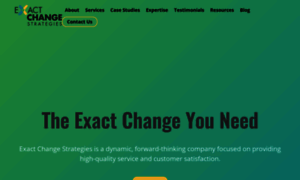 Exactchangestrategies.com thumbnail