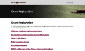 Exam-registration.cpshr.us thumbnail