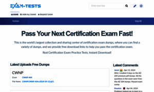 Exam-tests.com thumbnail