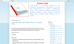 Examcafe.blogspot.in thumbnail