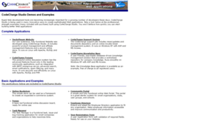Examples.codecharge.com thumbnail