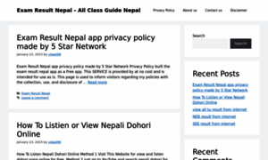 Examresultnepal.com thumbnail