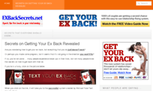 Exbacksecrets.net thumbnail