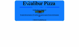 Excaliburpizza.com thumbnail