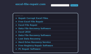 Excel-file-repair.com thumbnail
