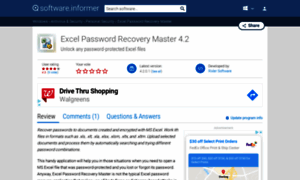 Excel-password-recovery-master.software.informer.com thumbnail