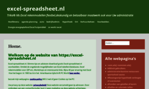 Excel-spreadsheet.nl thumbnail