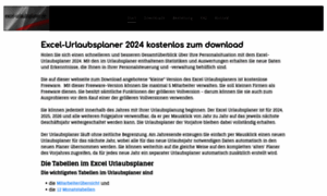 Excel-urlaubsplaner.de thumbnail