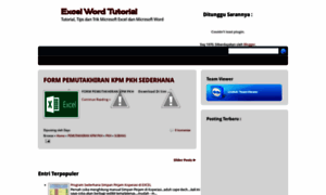 Excel-word-tutorial.blogspot.com thumbnail