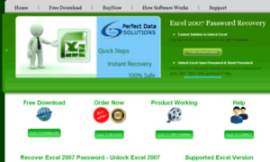 Excel2007passwordrecovery.com thumbnail