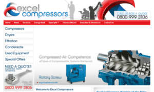 Excelcompressors.com thumbnail