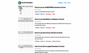 Excelexamples.com thumbnail