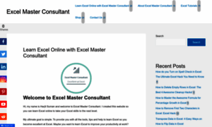 Excelmasterconsultant.com thumbnail