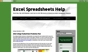 Excelspreadsheetshelp.blogspot.com thumbnail