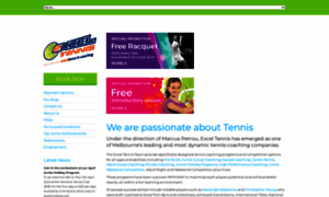 Exceltennis.com.au thumbnail