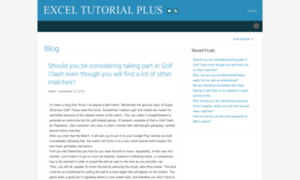 Exceltutorialplus.com thumbnail