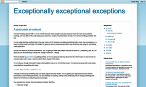 Exceptionallyexceptionalexceptions.blogspot.in thumbnail