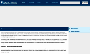 Exchange.calculatorcafe.com thumbnail