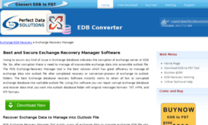 Exchangerecoverymanager.edb2pst.info thumbnail