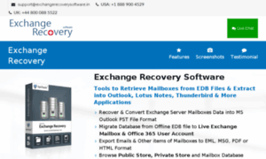 Exchangerecoverysoftware.in thumbnail