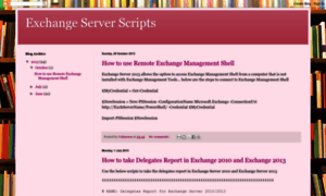 Exchangeserverscripts.blogspot.com thumbnail