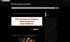 Exchristianfundamentalist.blogspot.com thumbnail