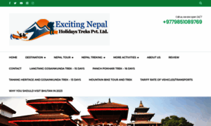 Excitingnepalholidays.com thumbnail