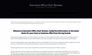 Executiveofficechairreviews.com thumbnail