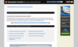 Exempleordredujour.com thumbnail